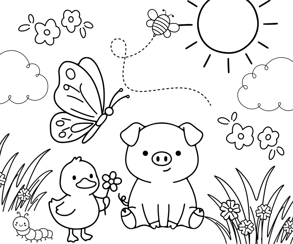 Giant Coloring Page Banners