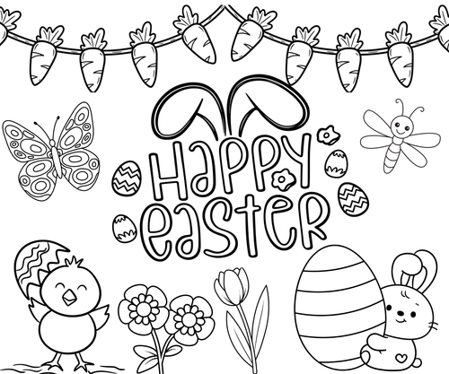 Giant Coloring Page Banners