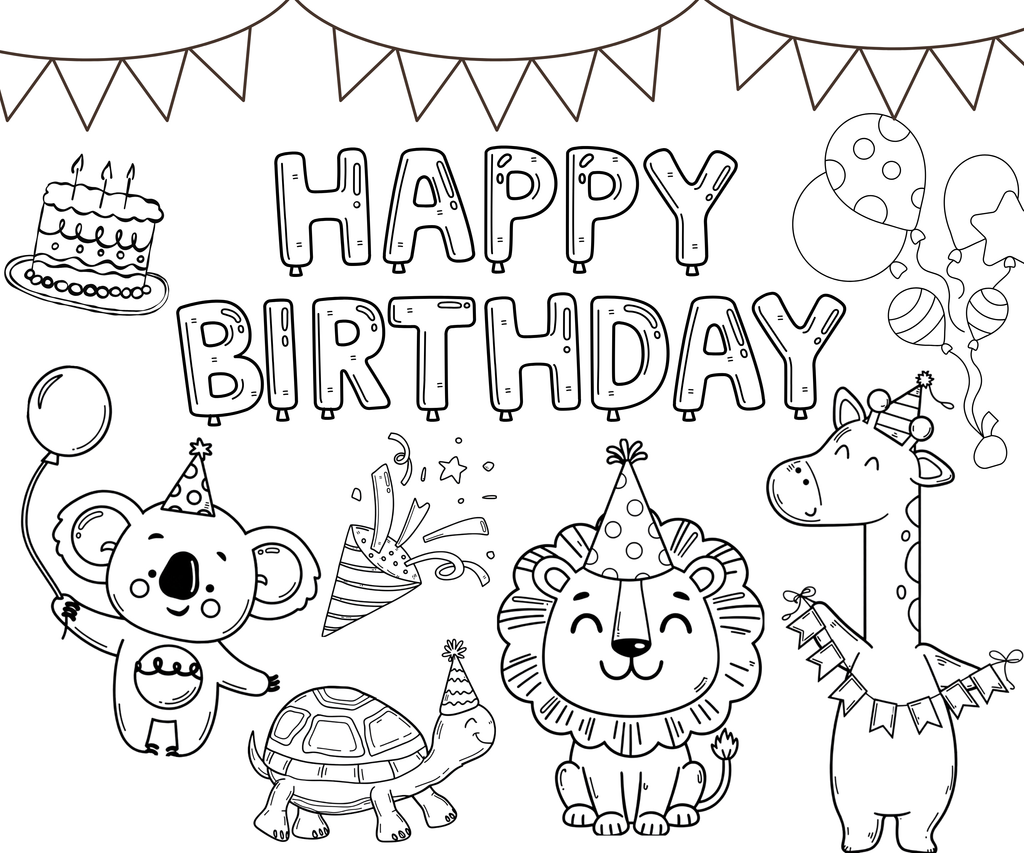 Giant Coloring Page Banners