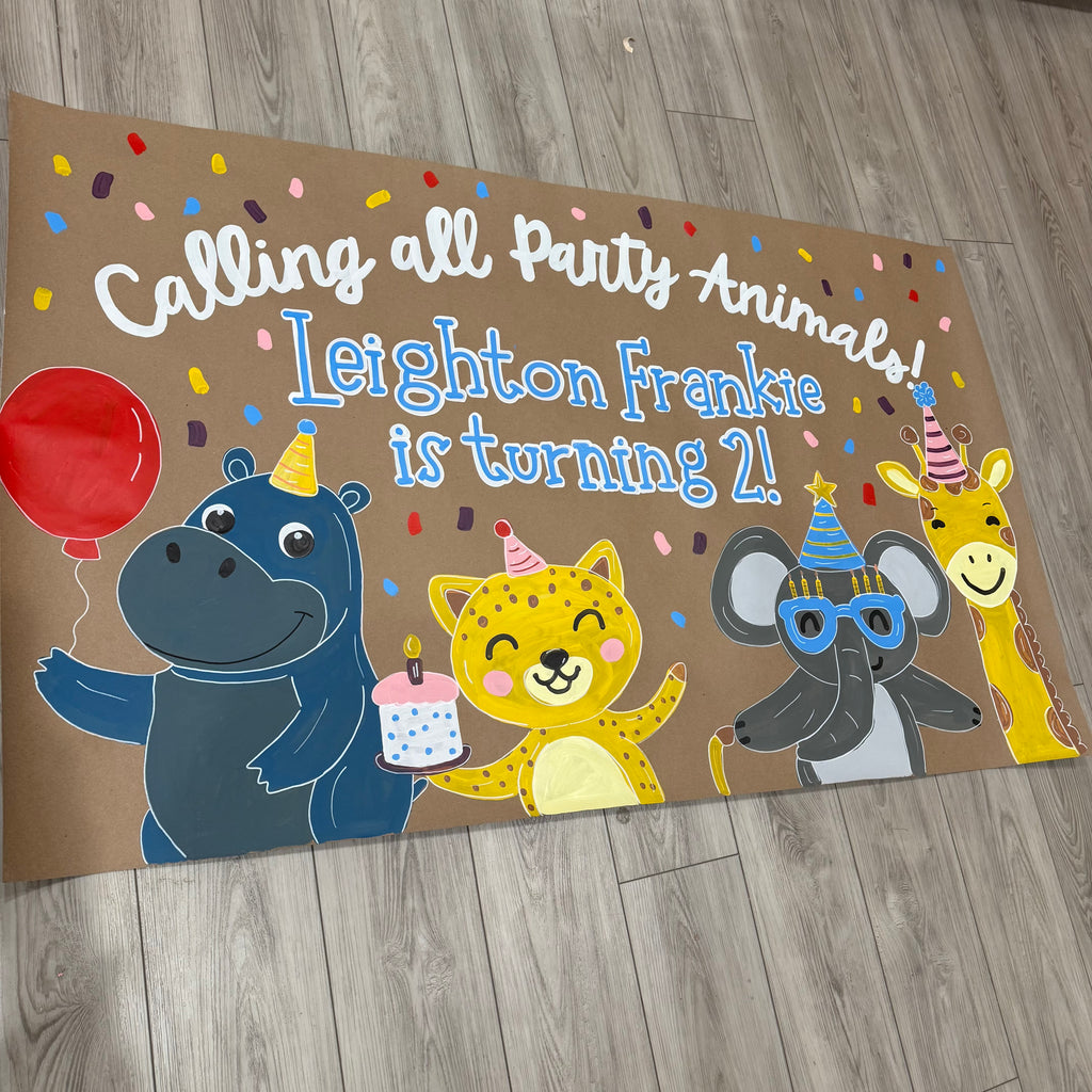 Custom Hand-Painted Banners