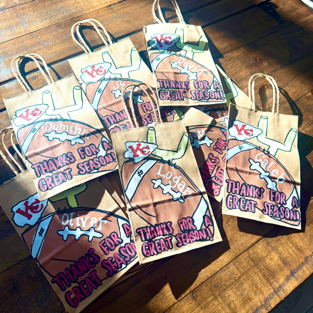 Hand Painted Gift Bags