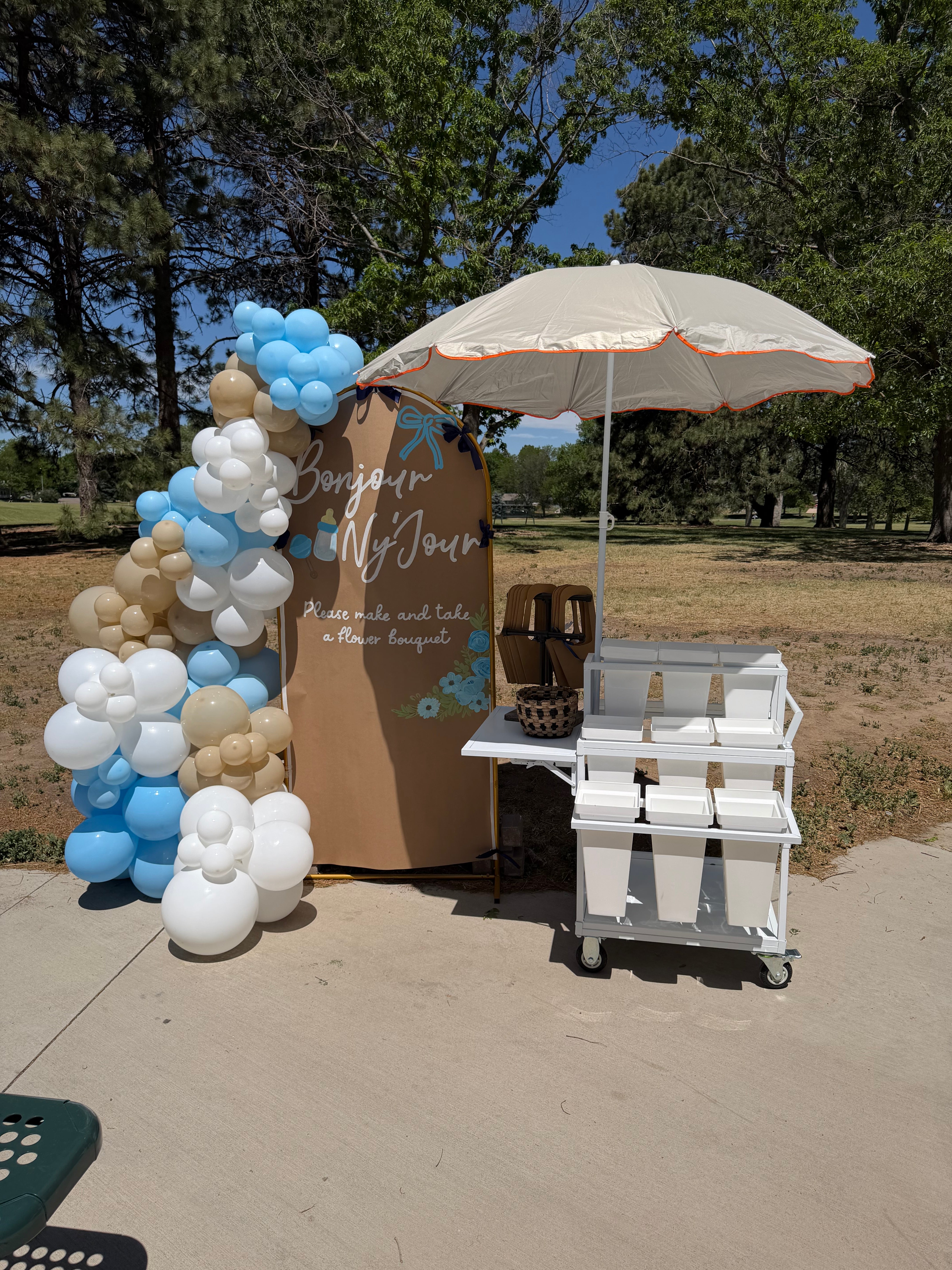 Arch Banner + Balloons