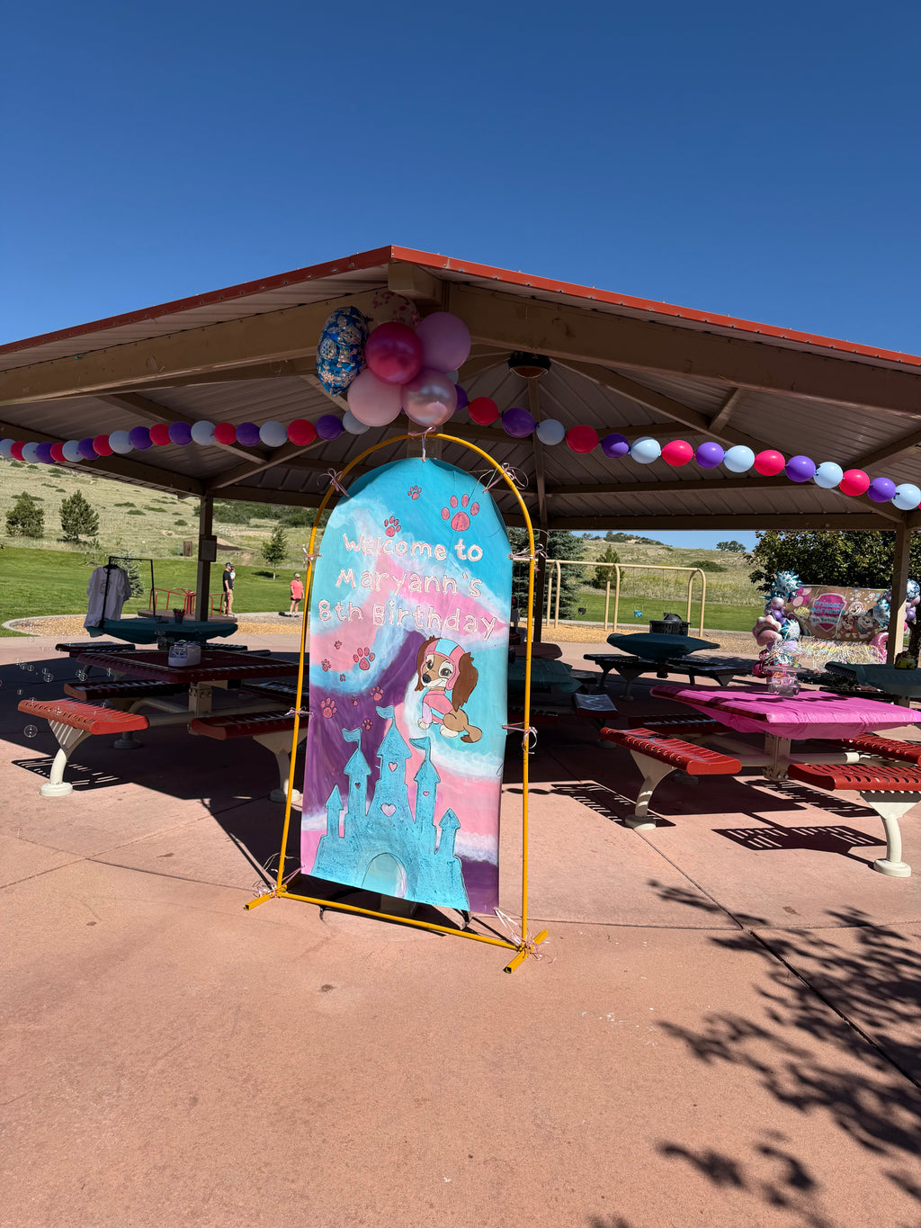 Over-the-Table Banner Display