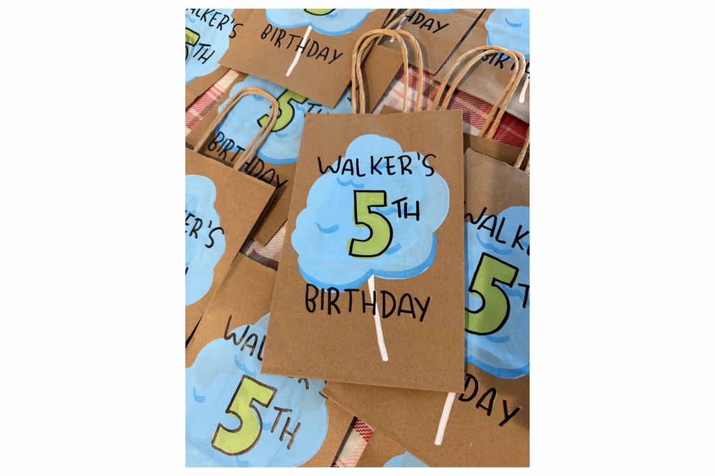 Hand Painted Gift Bags